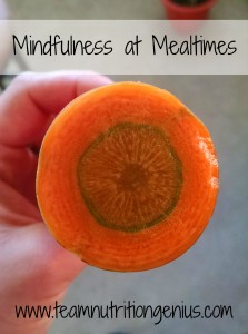 mindfulness at mealtimes